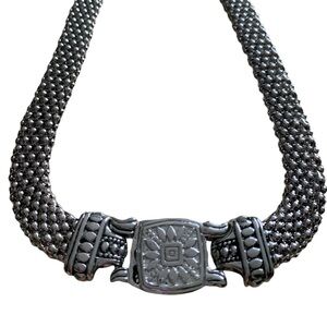 Hampton Gems of New York pave crystal necklace. Elegant statement piece.